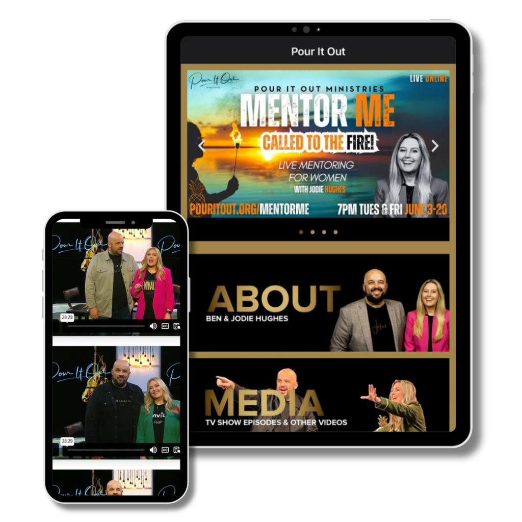 Pour It Out app mockup